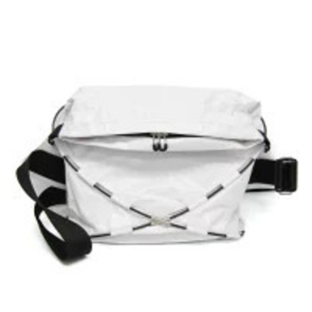 Bottega Veneta Tent Polypropylene Shoulder Bag Body Black White